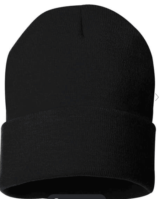 Sasquatch Beanie W/ Big Foot Patch: Grey