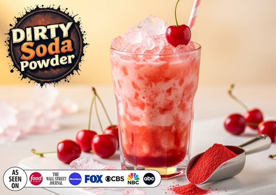 Vanilla 🍦 Dirty Soda Powder- All in One Soda Mix: Retail Bag (8.5 oz / 12 Servings)