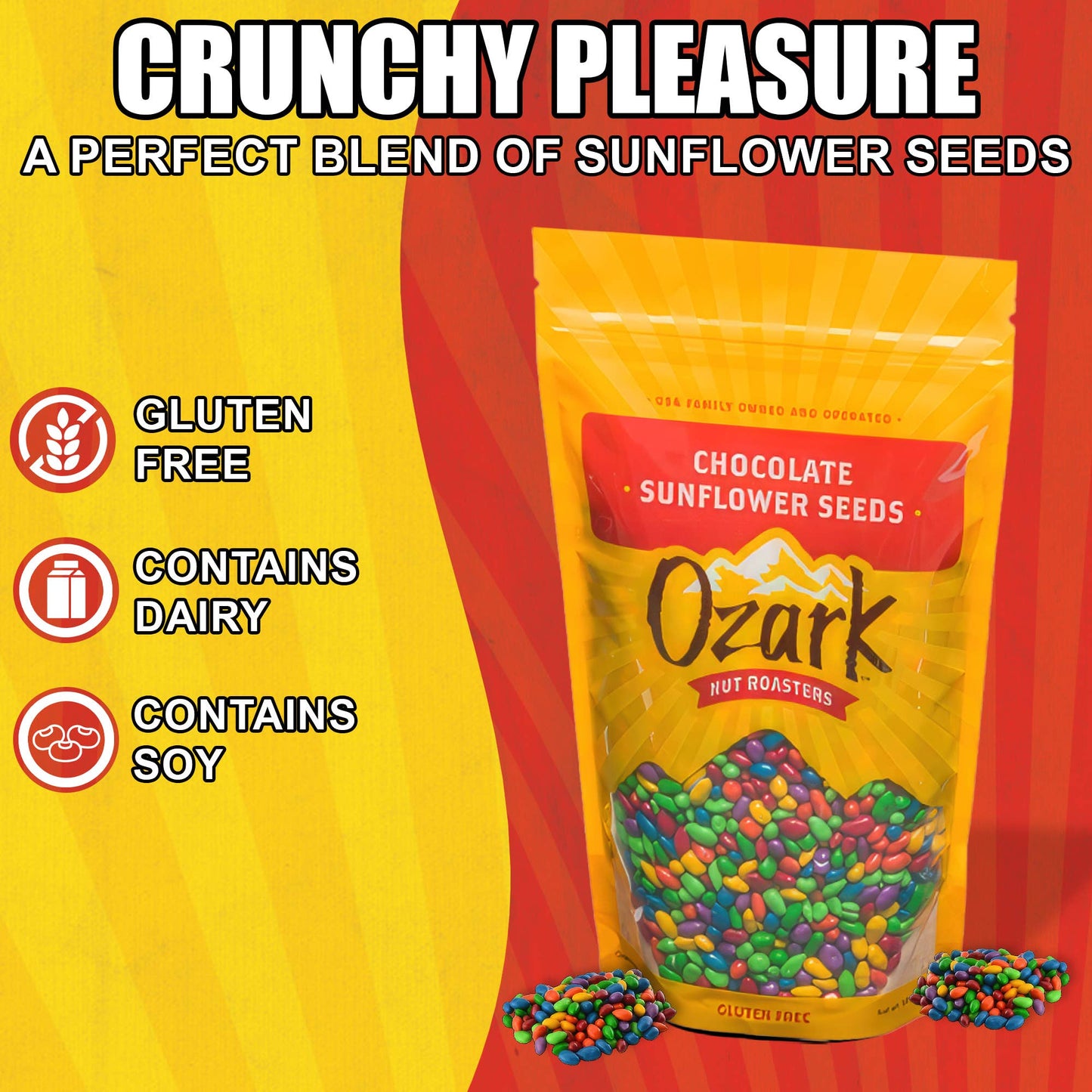 Gold - Chocolate Sunflower Seeds