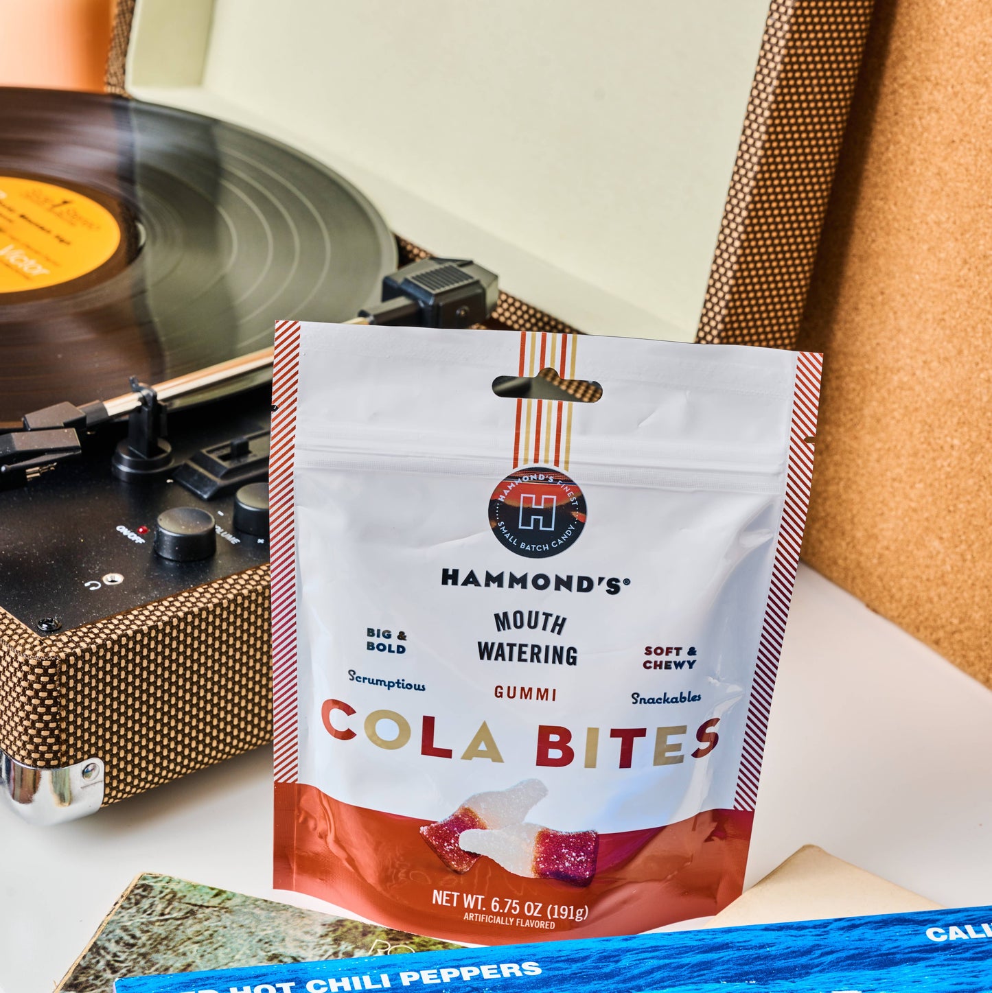 Gummi Candy - Cola Bites - 6.75 oz Resealable Bag