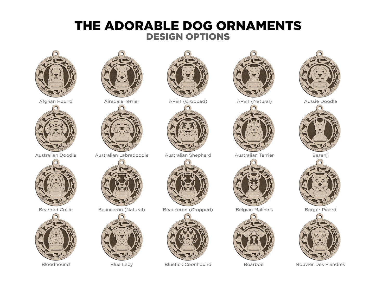 Adorable Dog Ornaments