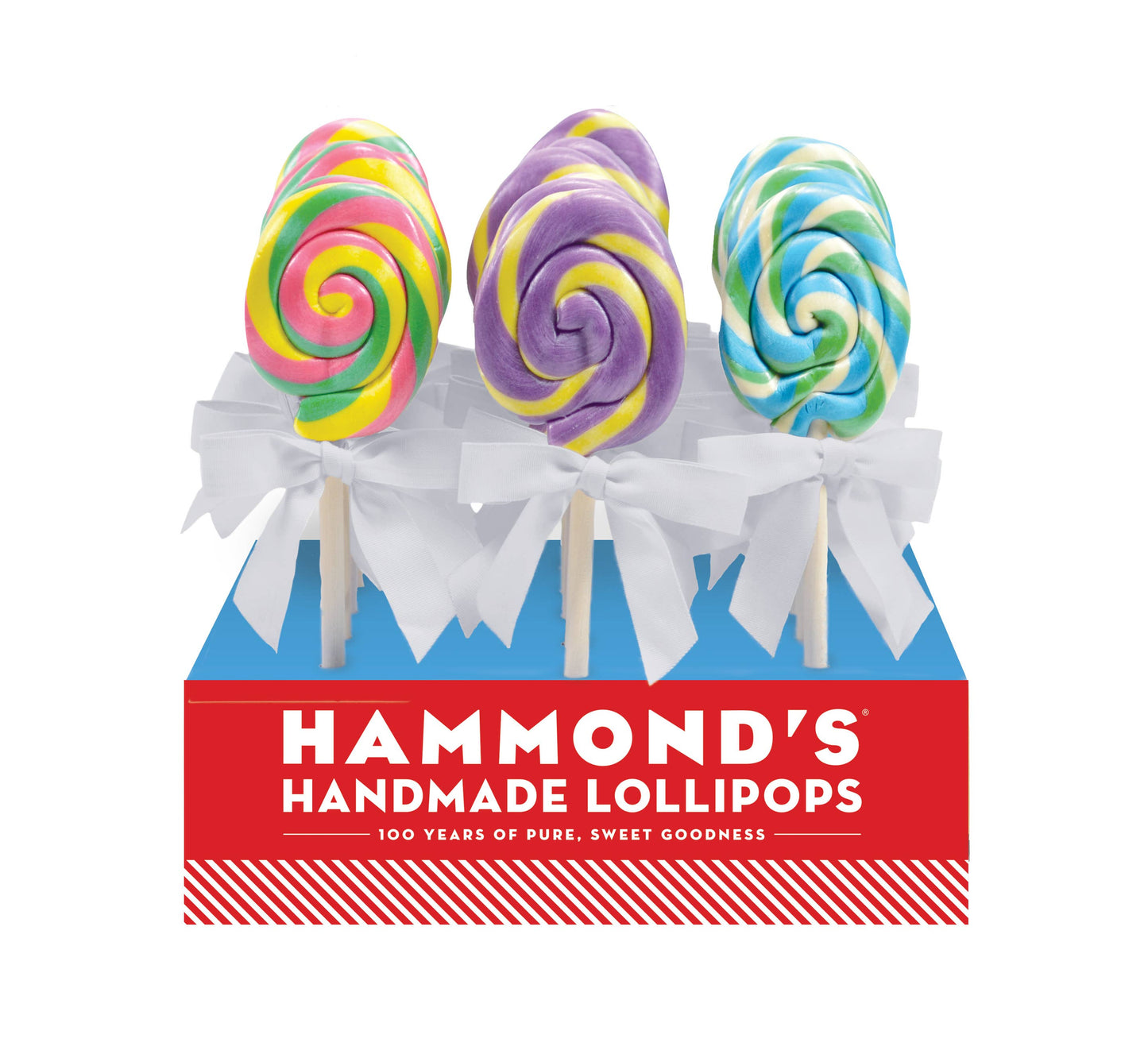 Easter Egg Lollipops - Flavor Assortment -18 Pc POP Display
