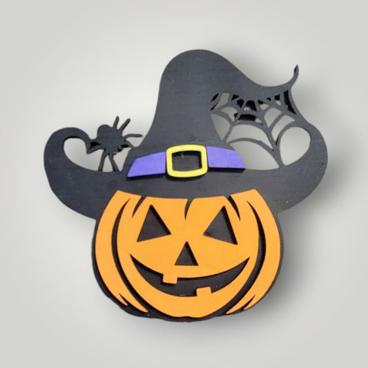 Jack-o'-Lantern Halloween Magnet