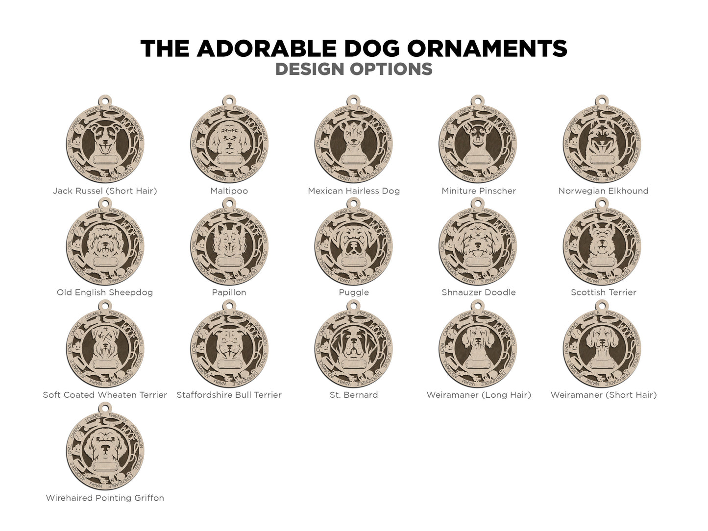 Adorable Dog Ornaments