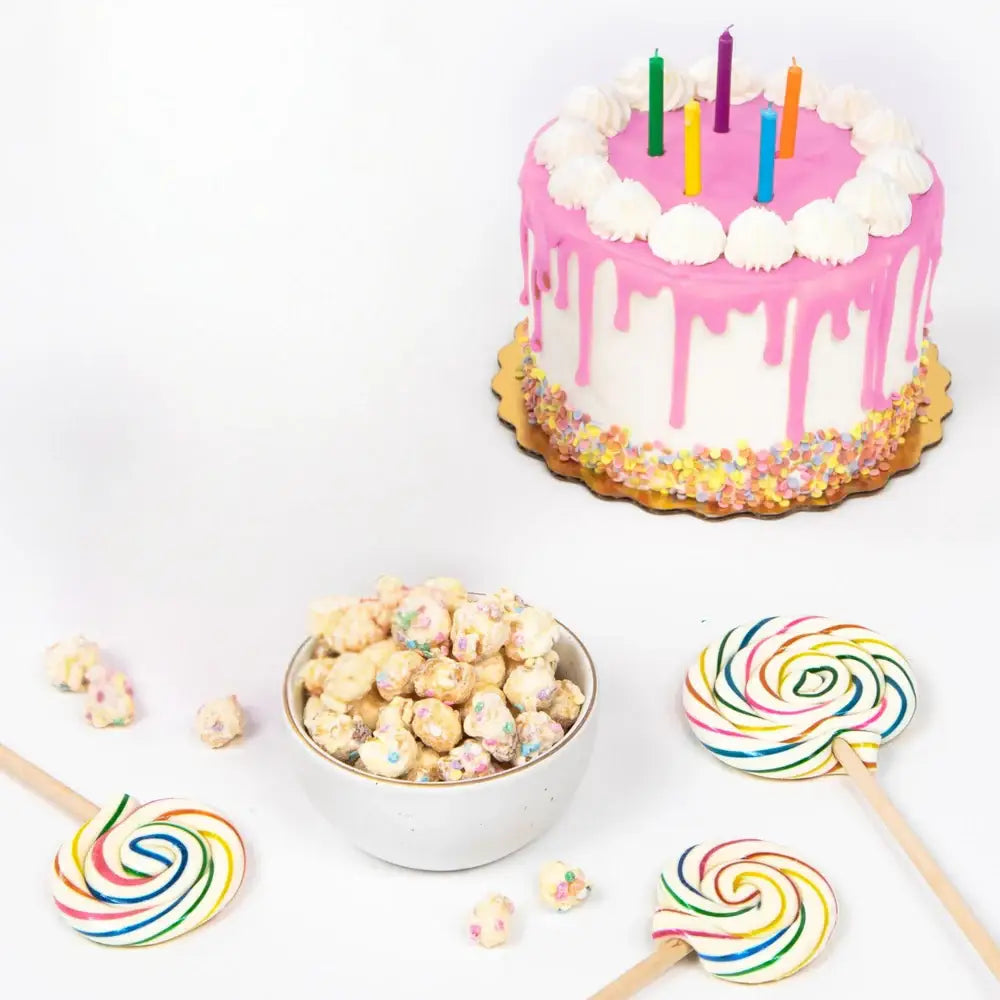 Handmade Lollipop - Birthday Cake - 1 oz