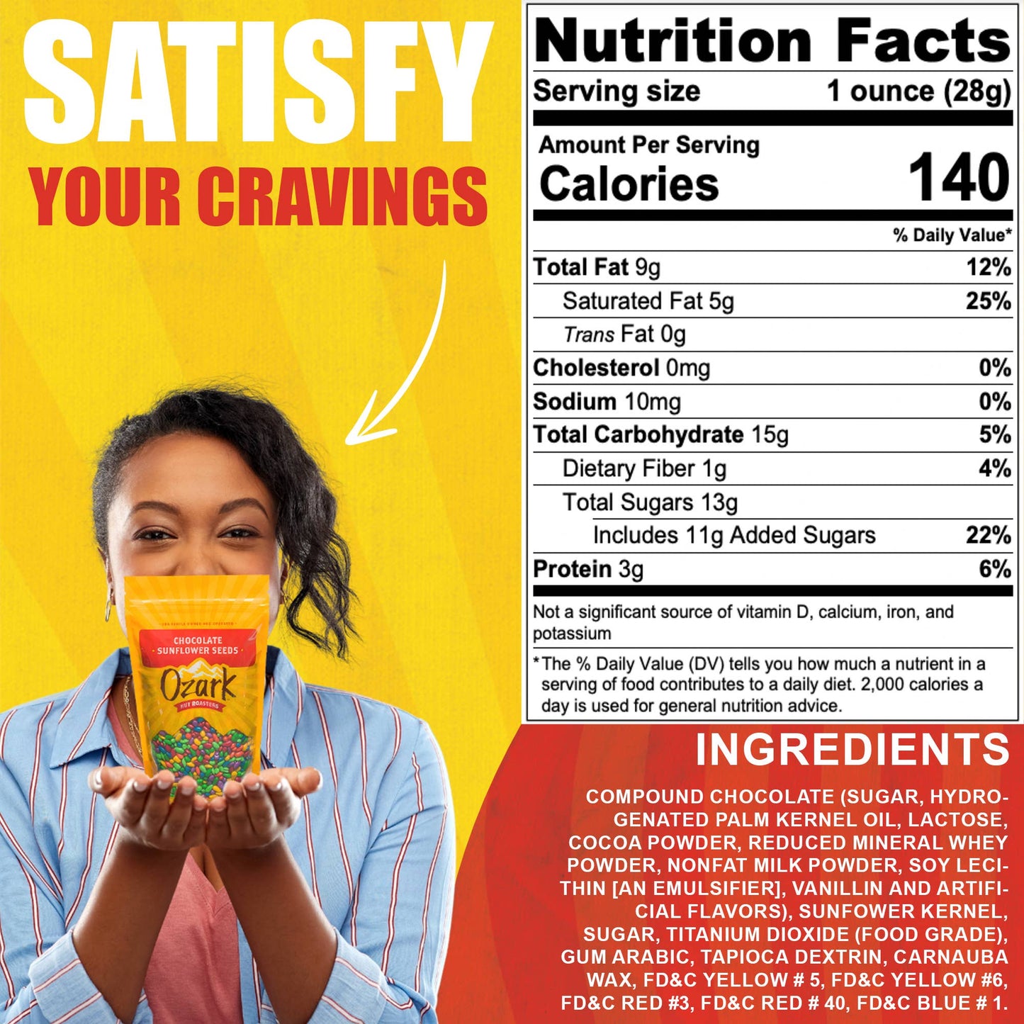 Gold - Chocolate Sunflower Seeds