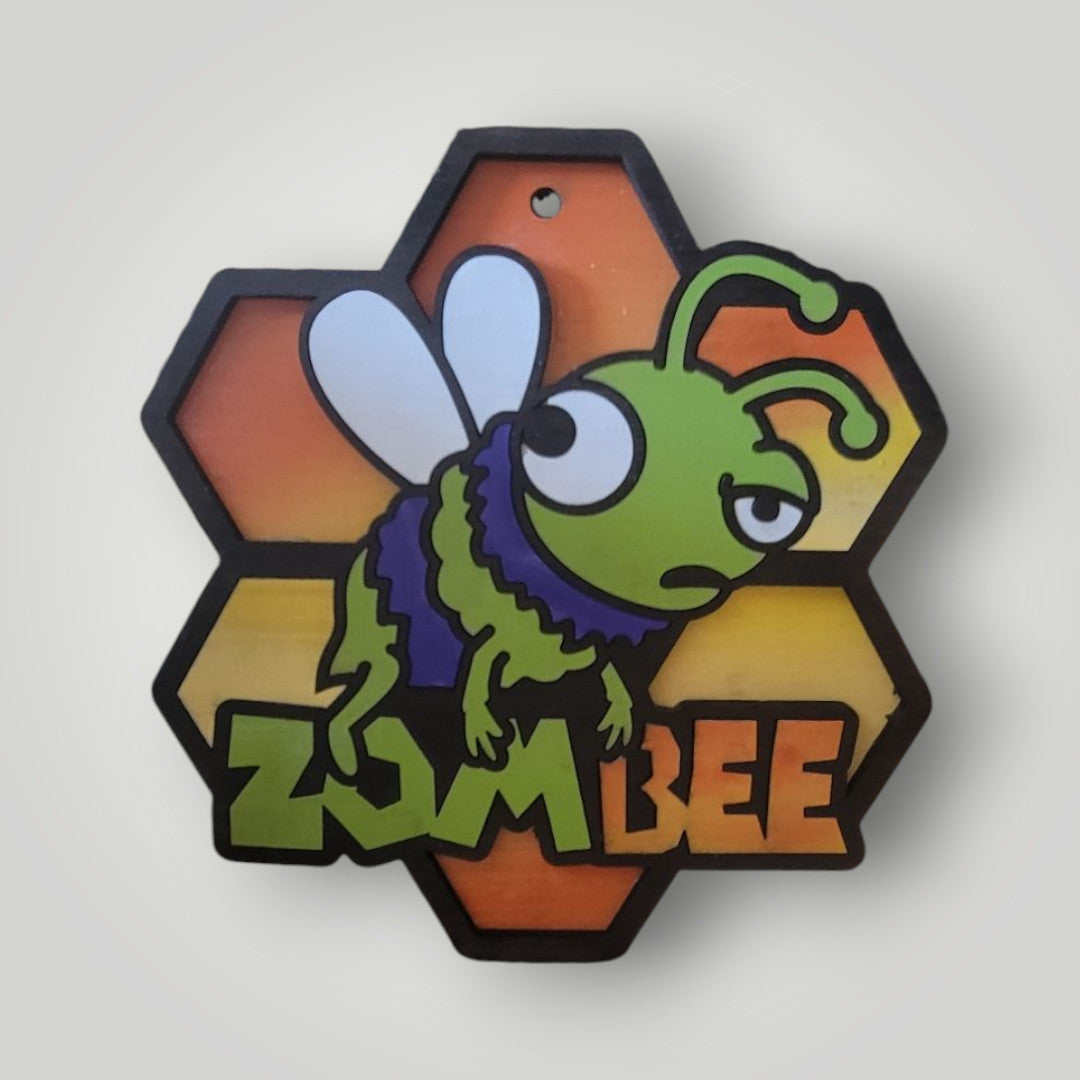 Zombee Halloween Sign