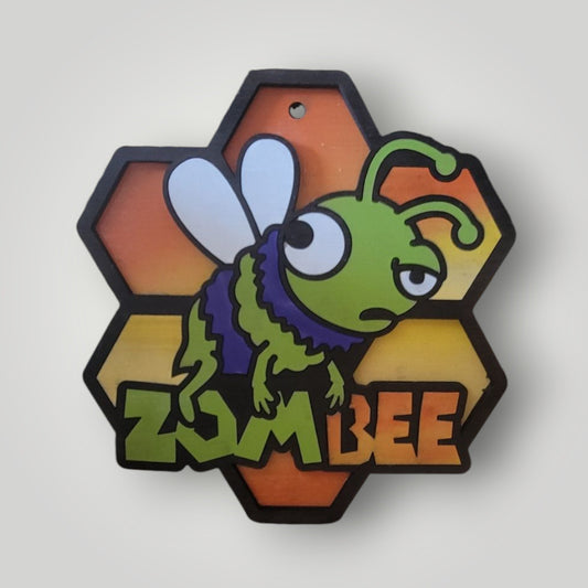 Zombee Halloween Sign