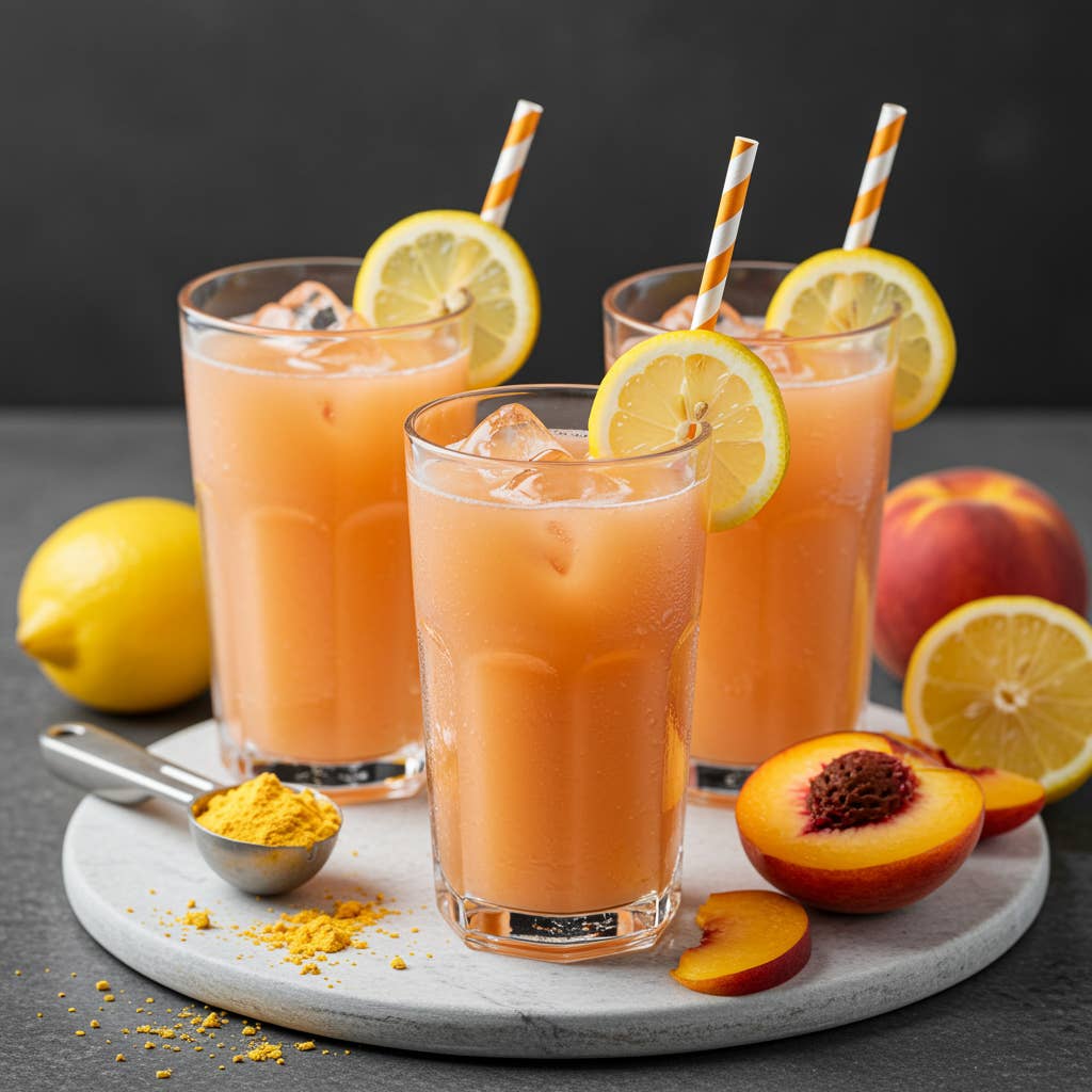 Peach Dirty Lemonade Powder - Just Add Water: 8oz Bag (10 Servings)