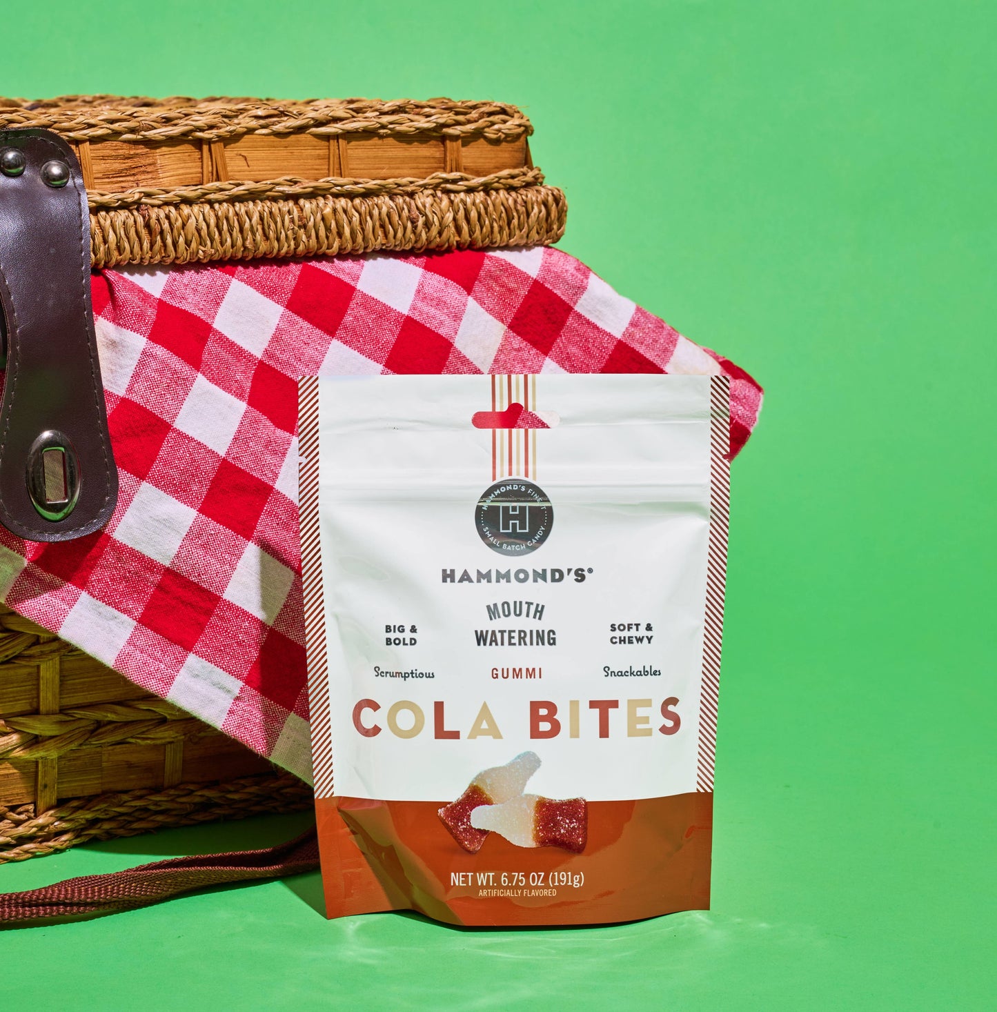 Gummi Candy - Cola Bites - 6.75 oz Resealable Bag