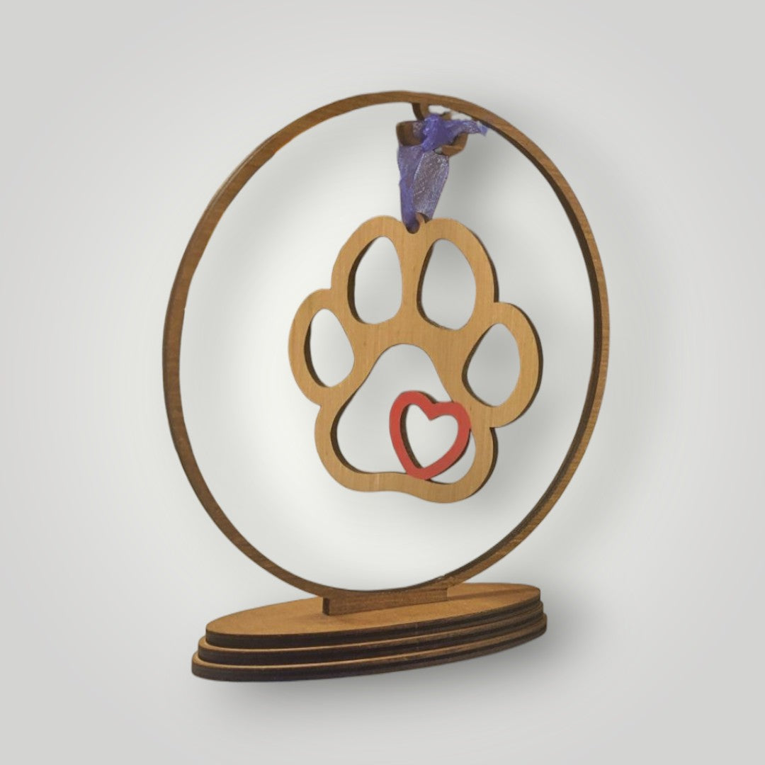 Eternal Bond of Unconditional Love Dog Story Card Ornament