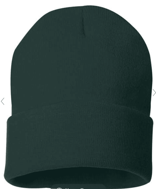 Sasquatch Beanie W/ Big Foot Patch: Grey
