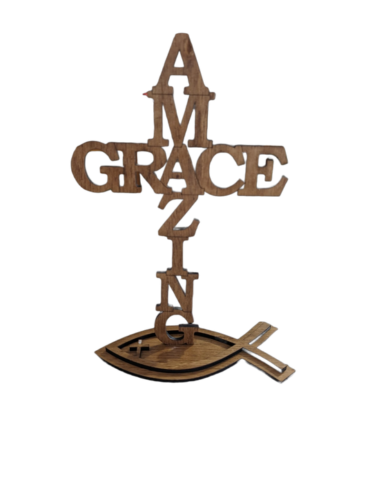 12" Amazing Grace Cross