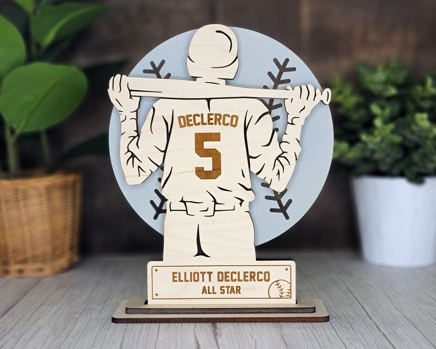 Baseball Personalized Sports Award Plaque