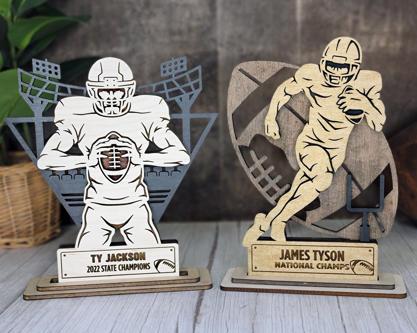 Football Personalized Sports Award Plaque