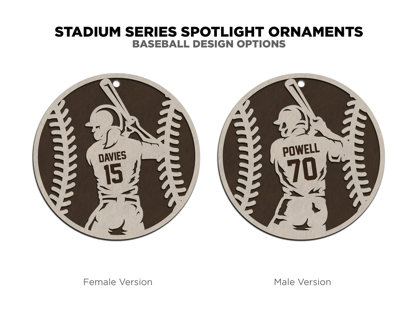 Softball Personalized Sports Ornament