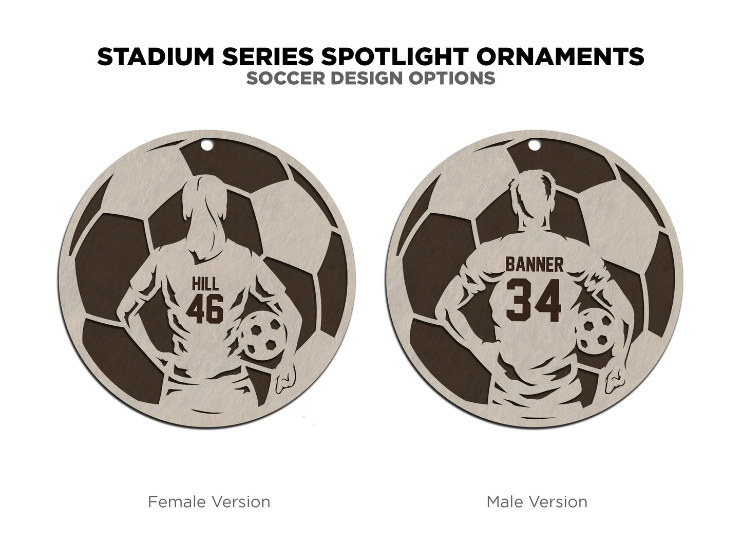 Soccer Men's Personalized Sports Ornament