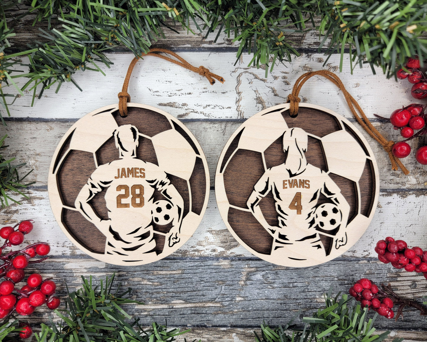 Soccer Men's Personalized Sports Ornament