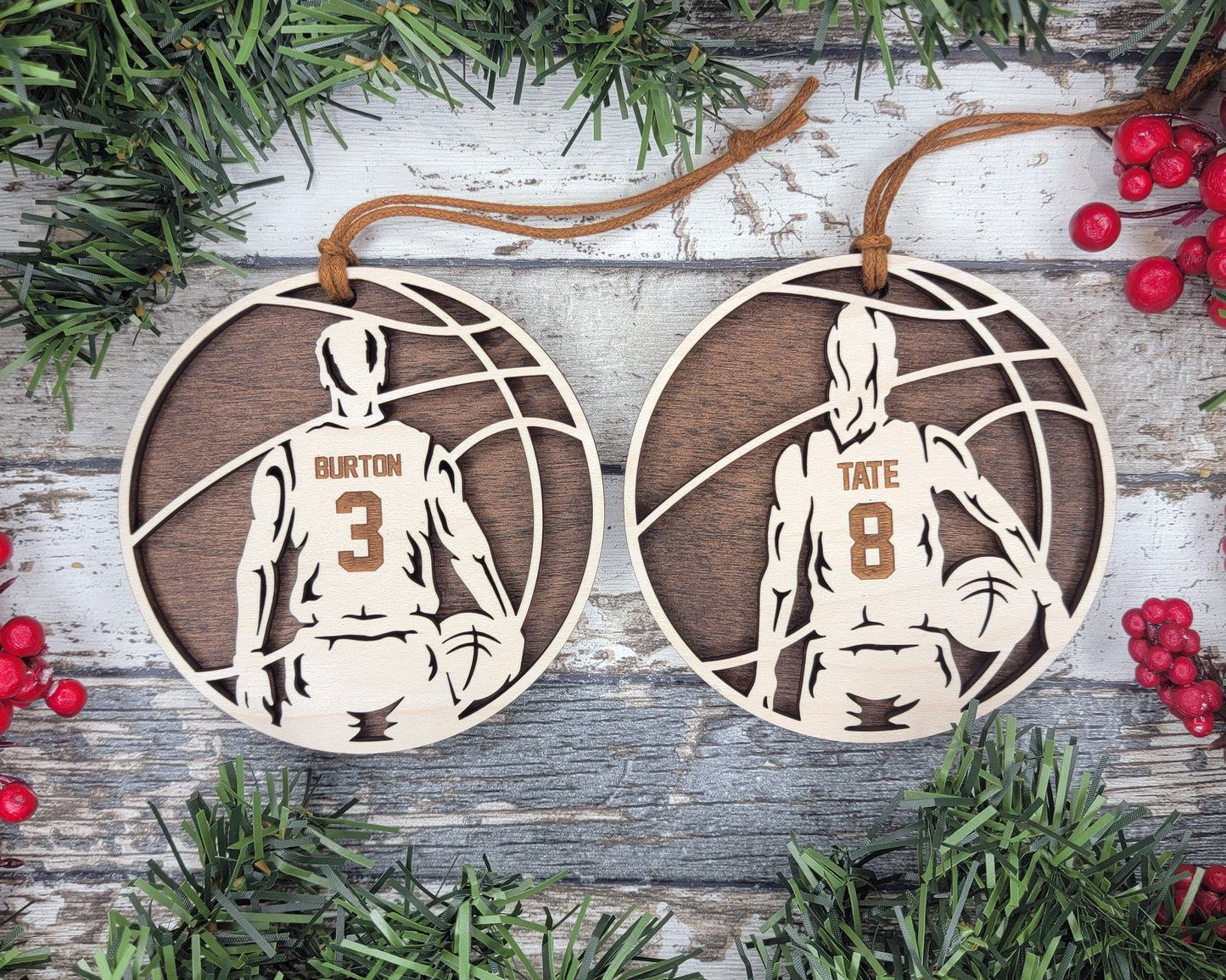 Basketball Women's Personalized Sports Ornament