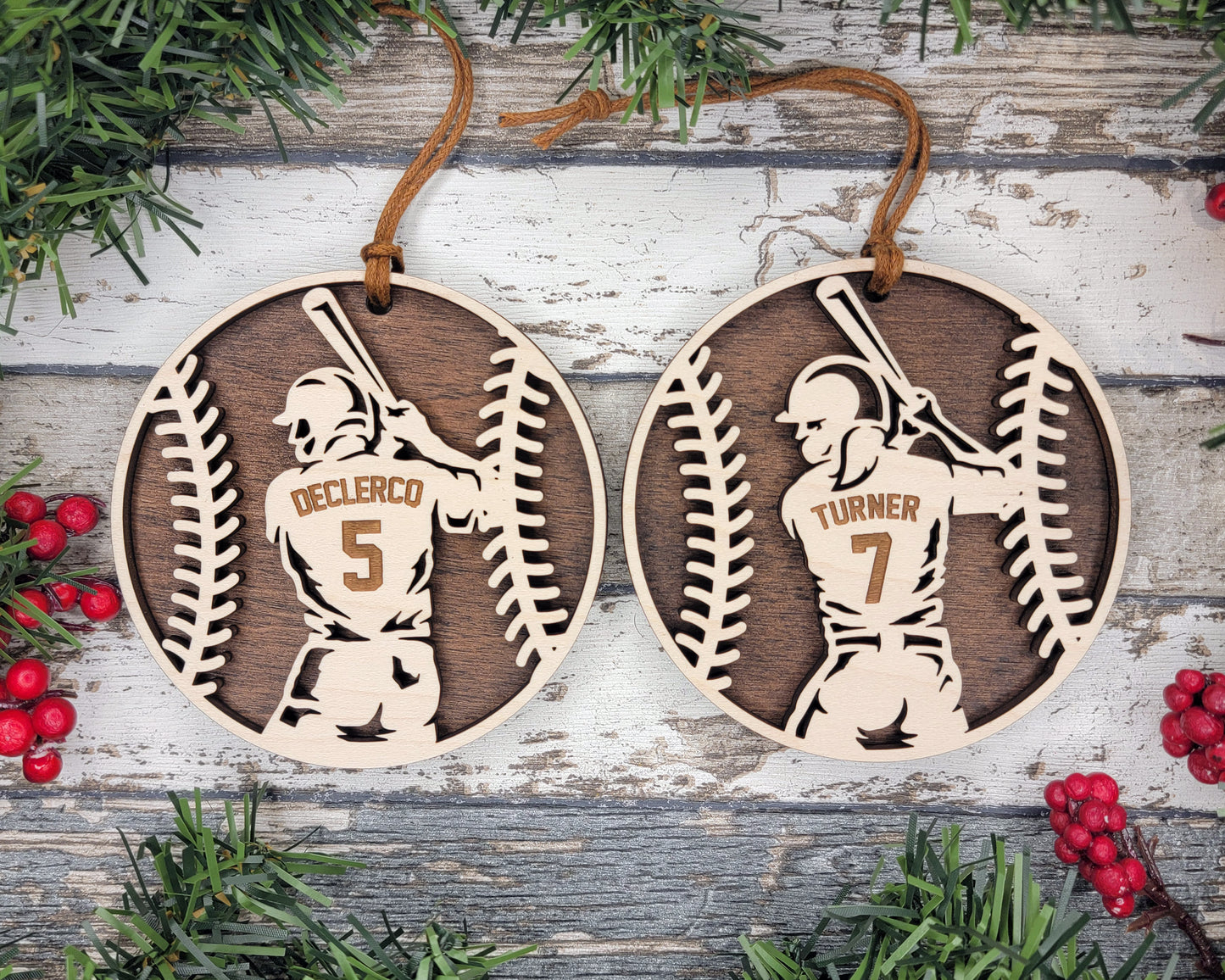 Softball Personalized Sports Ornament