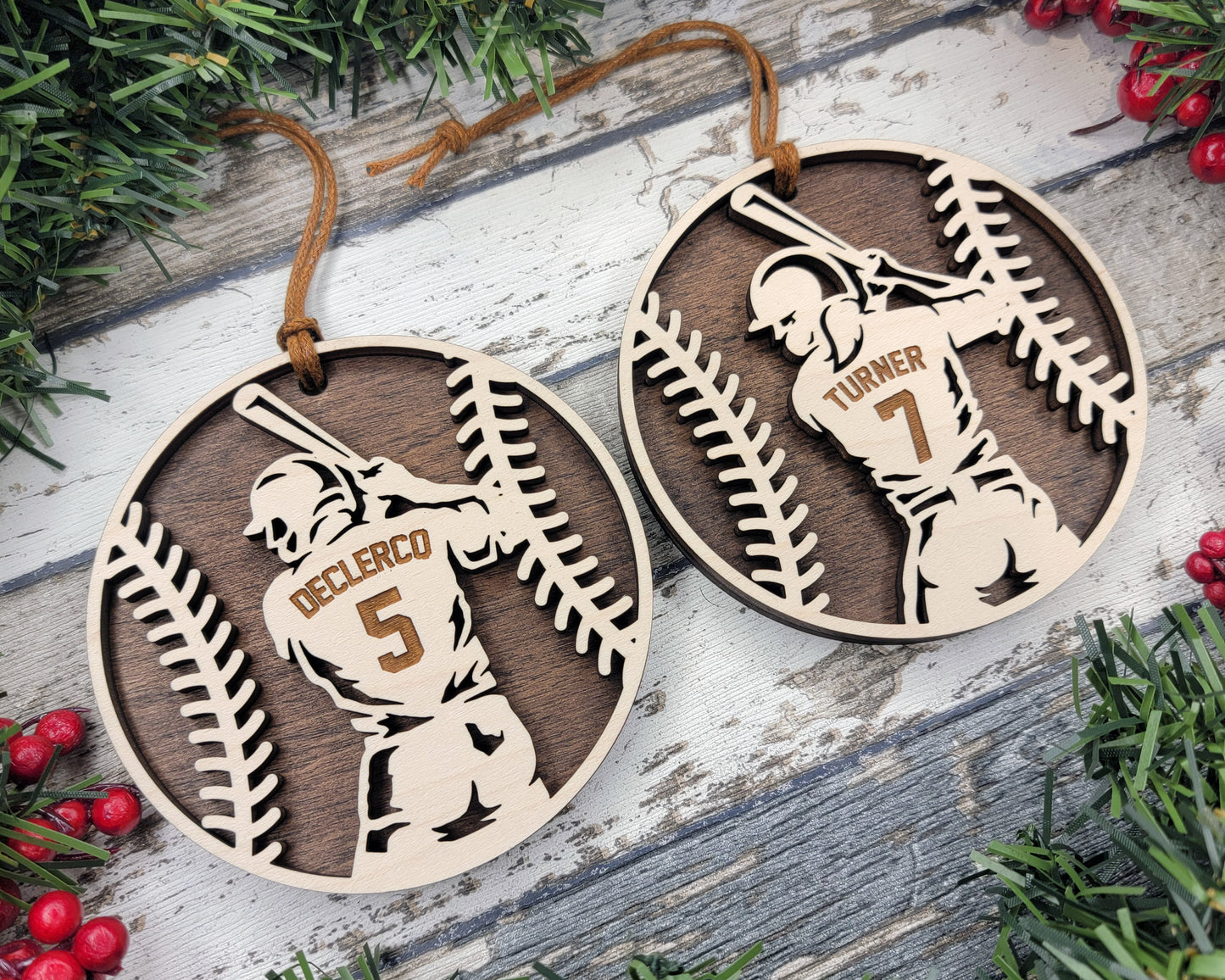 Softball Personalized Sports Ornament