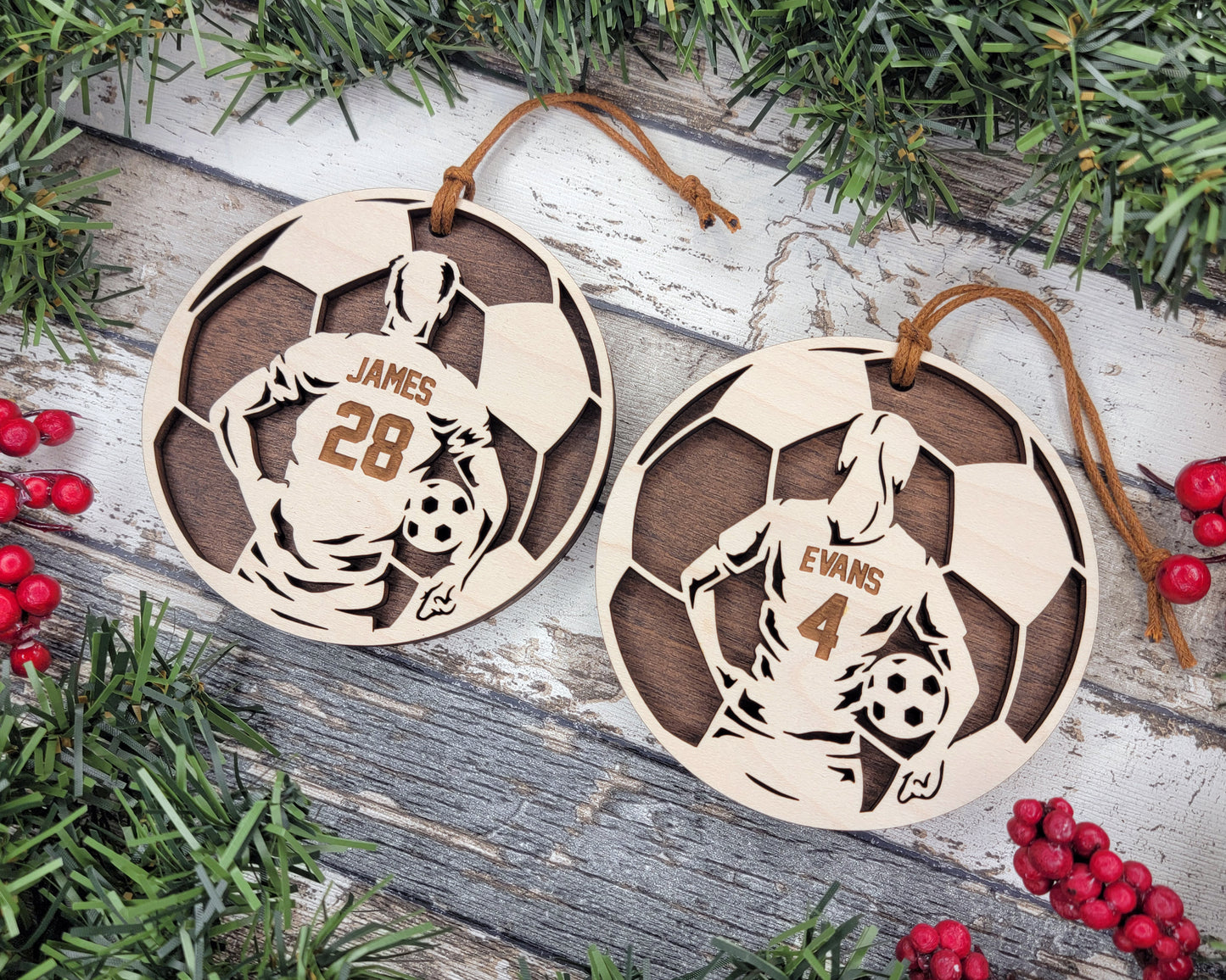 Soccer Men's Personalized Sports Ornament