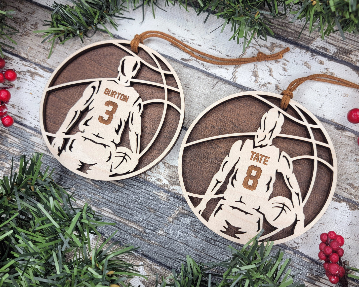 Basketball Women's Personalized Sports Ornament