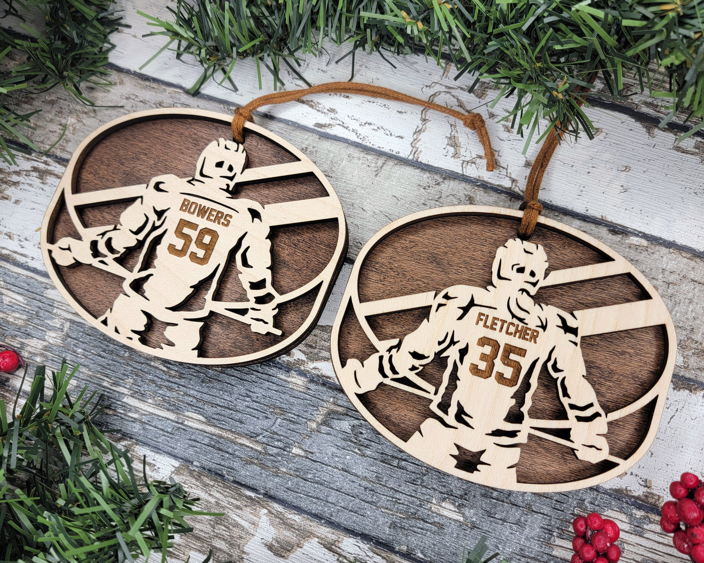 Hockey Women's Personalized Sports Ornament