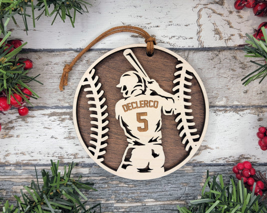 Baseball Personalized Sports Ornament