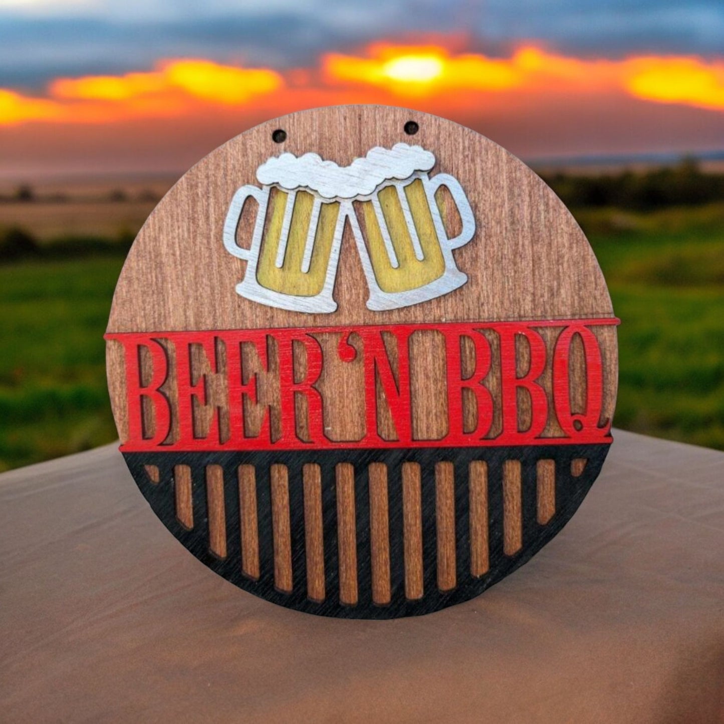 Beer 'N BBQ Sign