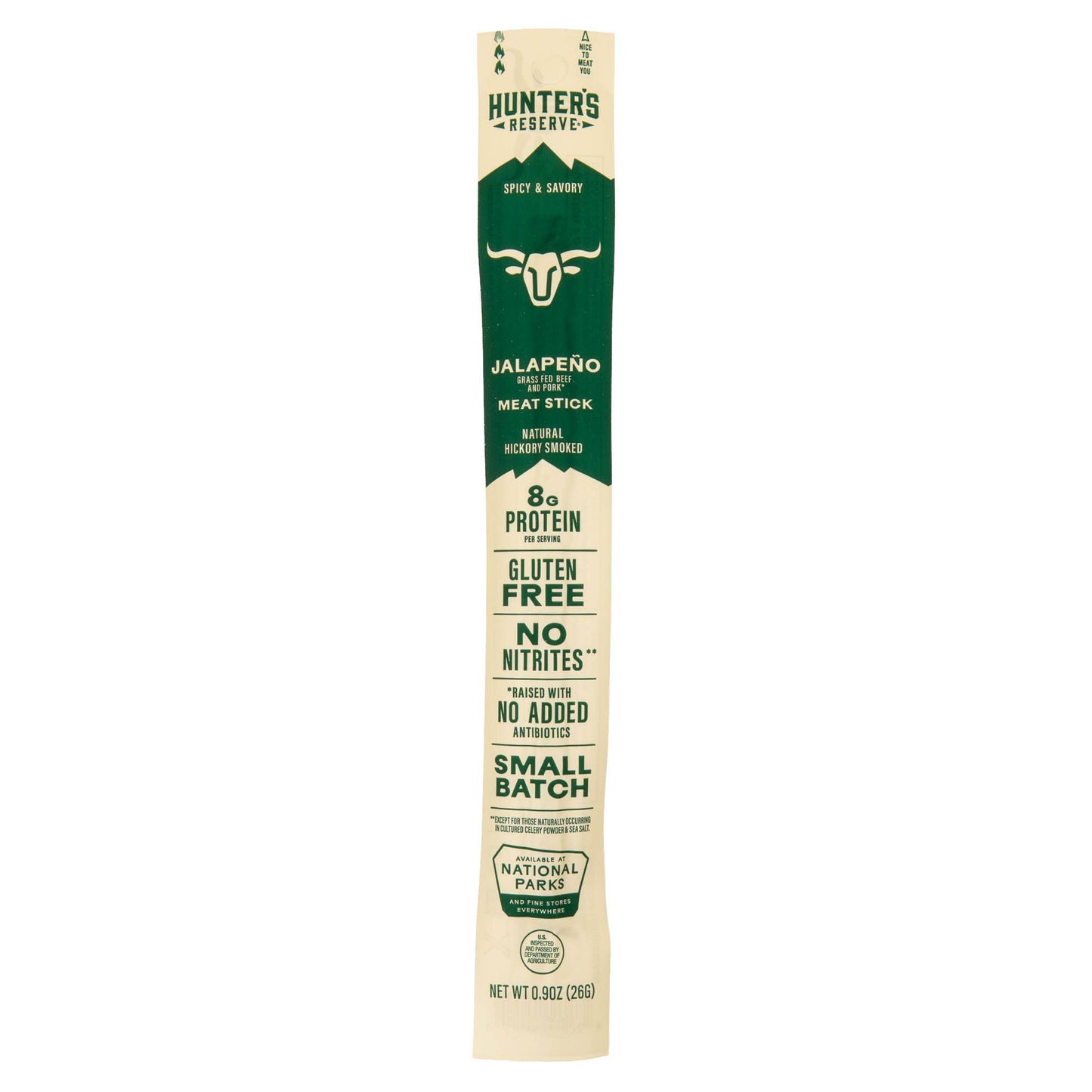 Jalapeño Grass Fed Beef Meat Stick