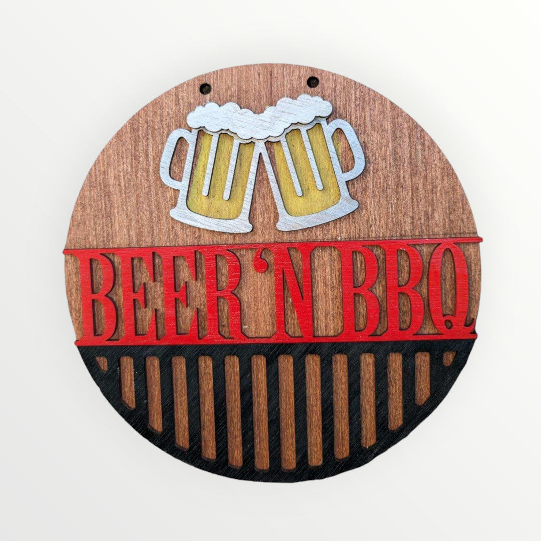 Beer 'N BBQ Sign