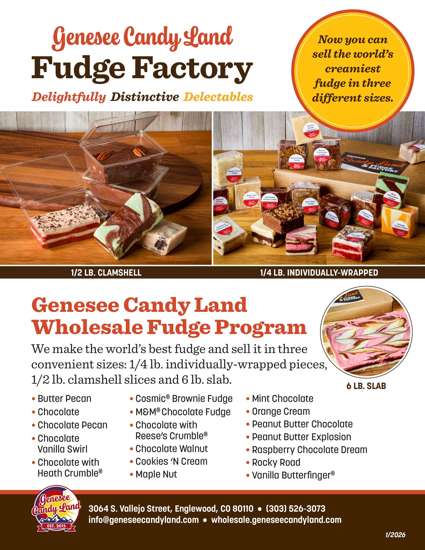 Fudge Factory – Cosmic® Brownie: Quarter Pound