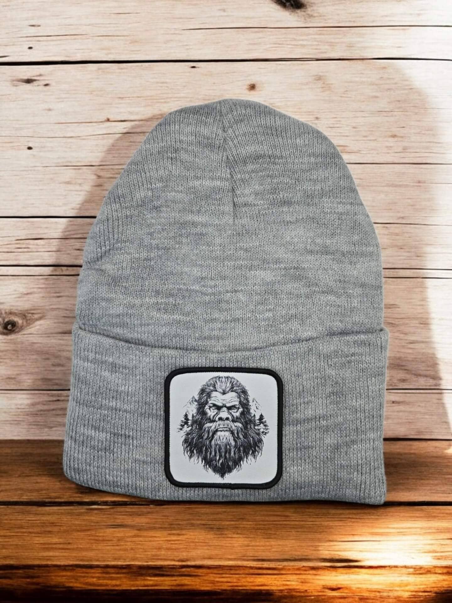Bigfoot Beanie Ideal For Cozy Winter Outdoor Adventure: Black