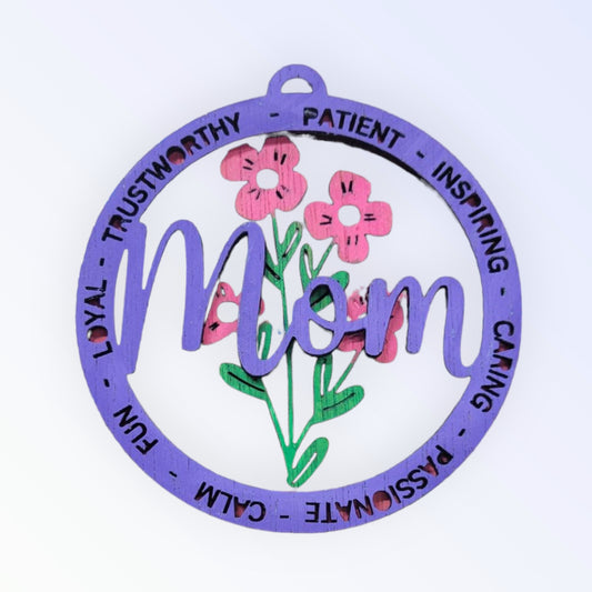 Mom Flower Ornament